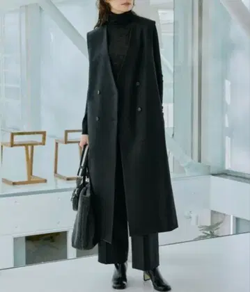 새상품급 ICB 워셔블 울 밀드 삭소니 2WAY 원피스 베스트