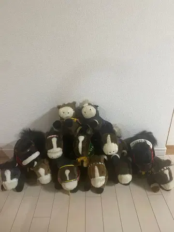 [ Vintage 레어 ] 경주마 봉제 인형 묶음 판매