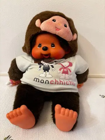 [레어] 몽치치 봉제 인형 빈티지 거대 50cm 엔도체인 한정판