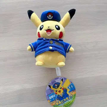 새상품 미사용 역장 피카츄 봉제 인형 포켓몬 스토어 도쿄역점