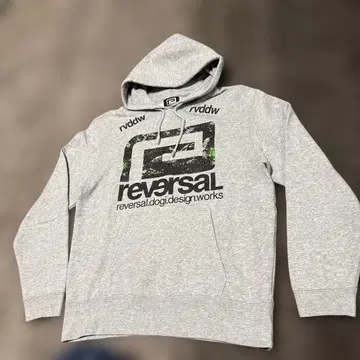 리버설 그레이 후드티 사이즈 S