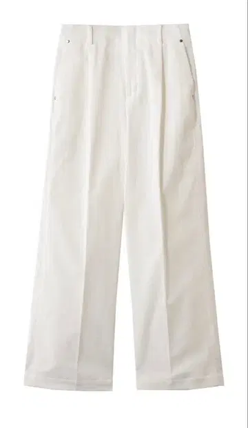 ebure 에브르 오가닉 코듀로이 와이드 팬츠 화이트 36