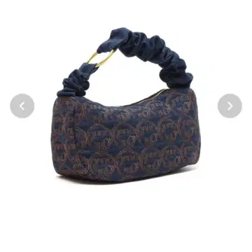 ANNA SUI NYC 네이비 데님 핸드백