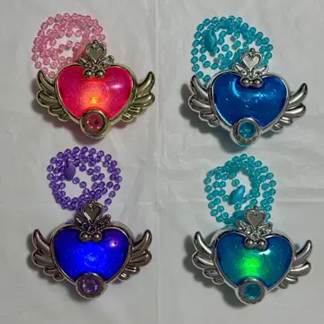 빛나는 하트 펜던트 덤 포함