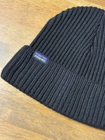 파타고니아 니트 모자 블랙