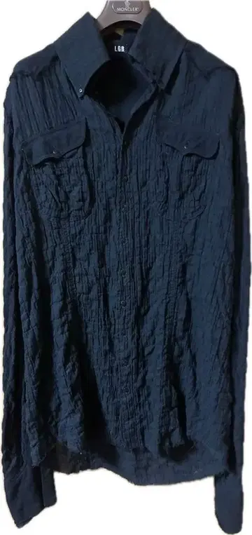 LGB 셔츠 블랙 루그랑블루