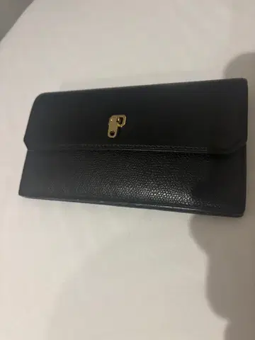 Valexira 블랙 가죽 장지갑