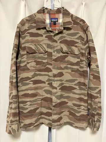 patagonia 카모 패턴 셔츠 S