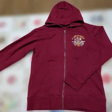 새상품급 인디언 모토사이클 후드티 보르도 XL