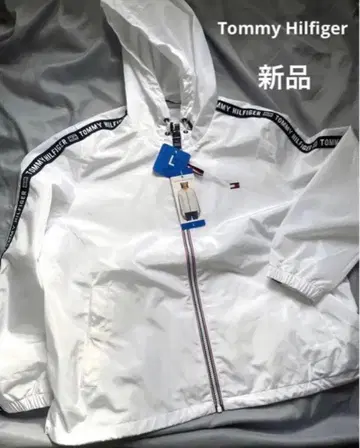 타미힐피거 여성용 윈드브레이커 자켓 화이트 L