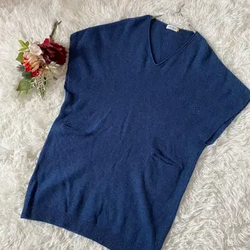 [ LEPSIM / 렙심 ] 네이비 V넥 니트 베스트