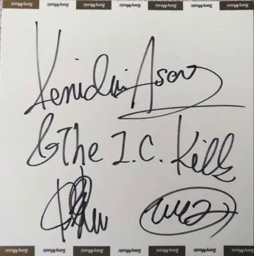 아사이 켄이치 사인 블랑키 제트 시티 나카무라 타츠야 테루이 토시유키