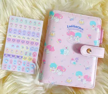 키키라라 수첩 2022년 씰 바인더 산리오 리틀트윈스타