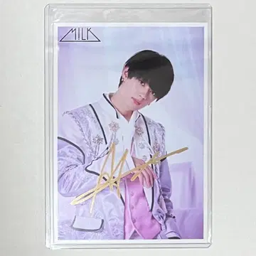 M!LK 사노 하야토 브로마이드 사인 포함 사인