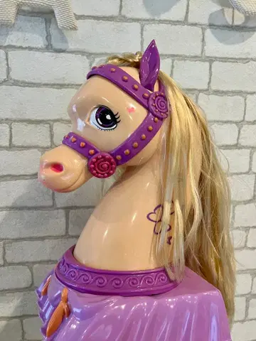 새상품급 보라색 말 인형 아메리칸 토이 포니