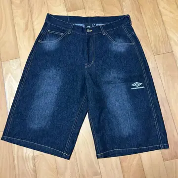 UMBRO 다크 데님 숏팬츠 M