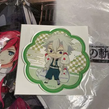 귀멸의 칼날 로손 아크릴 코스터 시나즈가와 사네미