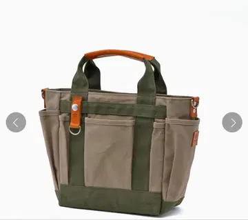 카와니시 카방 grabe mini 올리브 캔버스 토트백