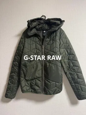 G-STAR RAW 퀼팅 후디 나일론 자켓