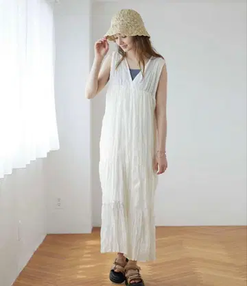 archives 와셔 민소매 원피스