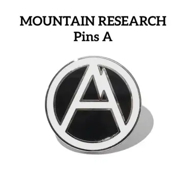 마운틴 리서치 A 마크 핀 배지 (미개봉 새상품)