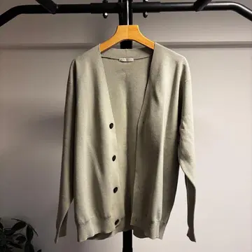 UNITED ARROWS 포시즌즈 밀라노 리브 가디건 라임