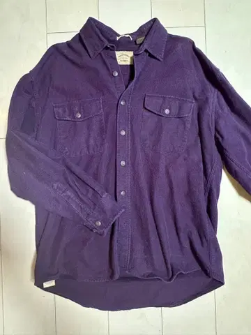 ST. JOHN'S BAY 코튼 셔츠 샤모어 셔츠 새상품급