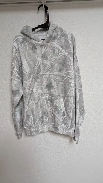Abercrombie & Fitch 그레이 카모플라쥬 후드티 S