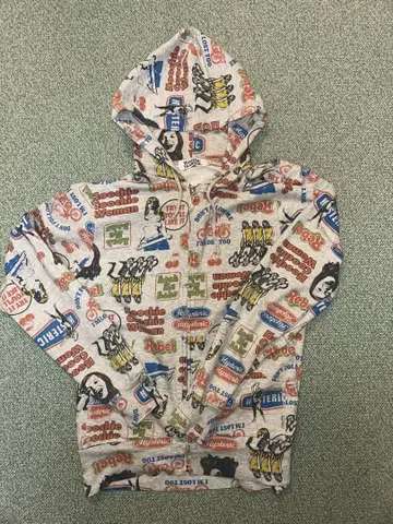 HYSTERIC GLAMOUR 레어 프린트 후드티 M 사이즈