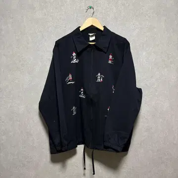 자수 블루종 스윙탑 해링턴 자켓 BonWorth