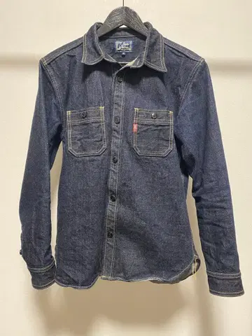 스튜디오 다치산 데님 셔츠 워크 자켓