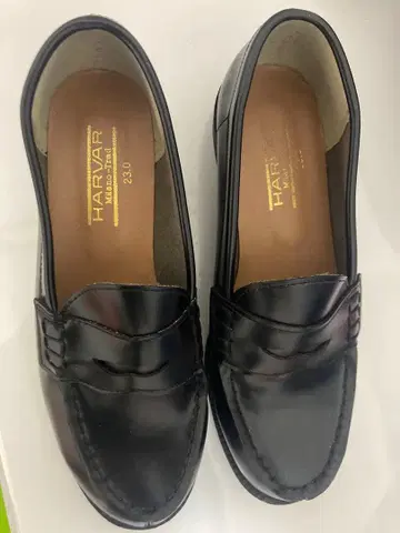HARVAR 블랙 로퍼 23.0