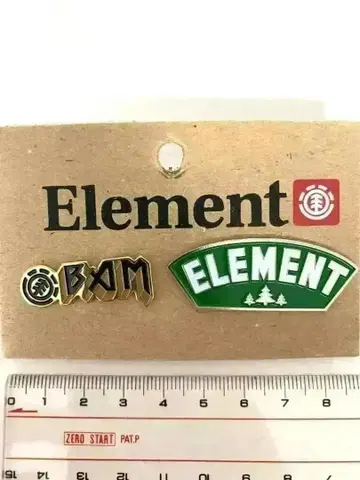 Element 핀 배지 2개 세트