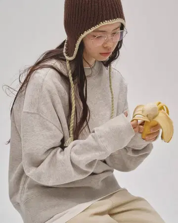 TODAYFUL Cotton Brushed Sweat 라이트 그레이