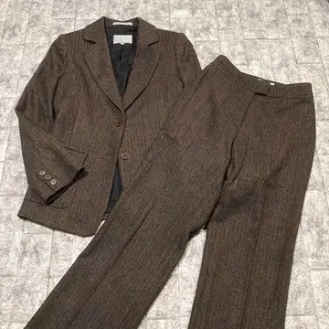 새상품급 ZIGSAW 지그소우 수트 셋업 헤링본 캐시미어 혼방 영국제