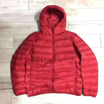 UNIQLO 다운 자켓 빨간색 XL