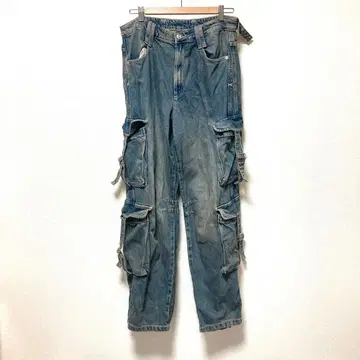 ZARA 구제 의류 카고 데님 L 사이즈 상당