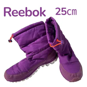[Reebok] 방수 부츠 퍼플 속기모 25cm 스노우 부츠 레인부츠