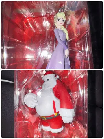 엘사와 산타 피규어 세트