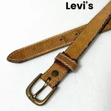 리바이스 가죽 벨트 브라운 빈티지 리바이스 Y2K