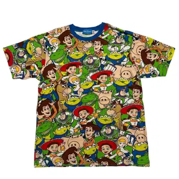 토이스토리 올 패턴 T셔츠 M 디즈니