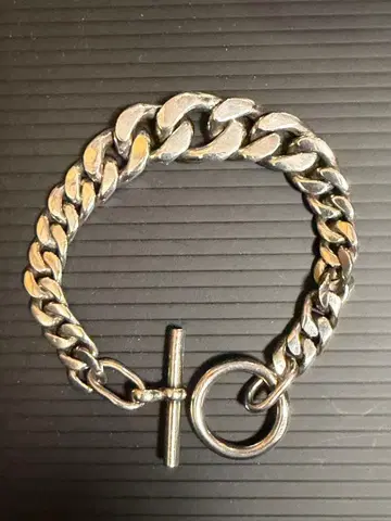 LAVER 실버 925 믹스 체인 팔찌 TAXCO