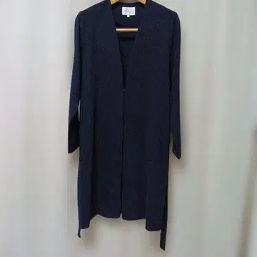 ALPHA CUBIC 네이비 롱 가디건