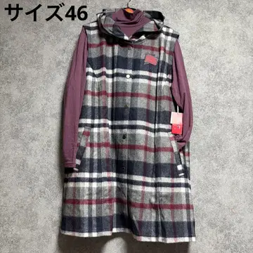 새상품 토피즈 빅 사이즈 하프 후드티 베스트 튜닉 [ 사이즈 46 ]