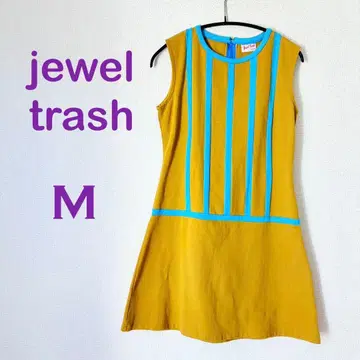 jewel trash 슬리브리스 원피스 스트라이프 모즈 M