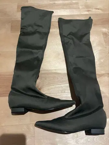 YELLO 카키 롱 부츠 M 사이즈