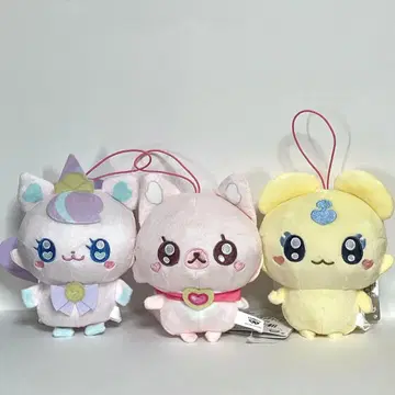 [푸치큐아] 코메코메, 니코, 멧푸루 봉제 인형 3개 세트