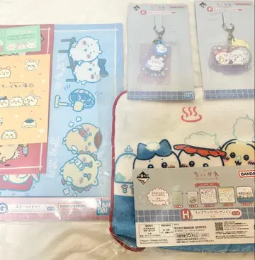 치이카와(먼작귀)의 온천 제일복권 4종 세트