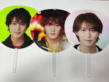 하시모토 료 부채 3장 세트