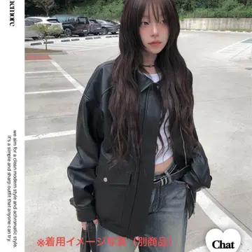 가죽 자켓 블랙